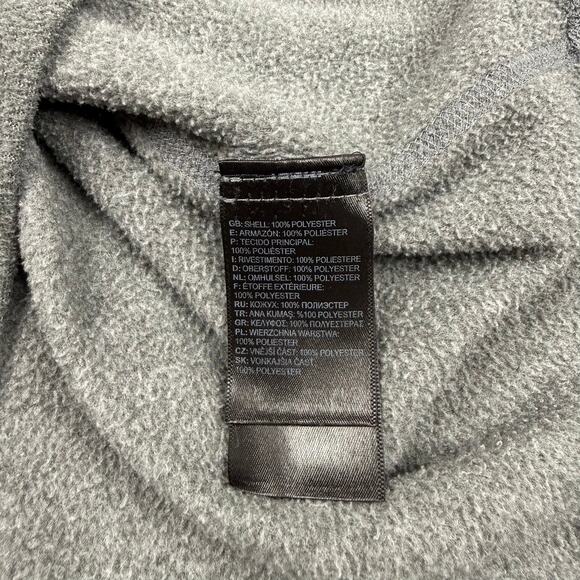 The North Face Gray Quarter Zip Fleece Pullover Gorpcore Hiking Outdoors XL - Picture 10 of 12